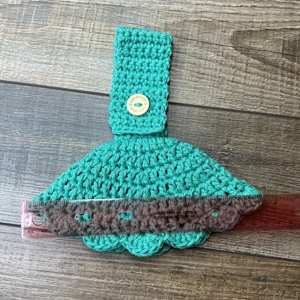 Kitchen Tea Hand Towel Holder Topper Cotton‎ Handcrafted Handmade Crochet